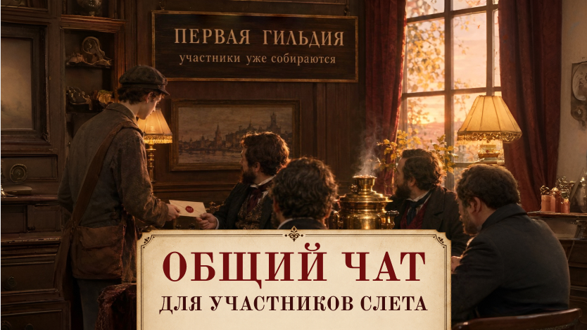 Участники слёта уже в общем чате